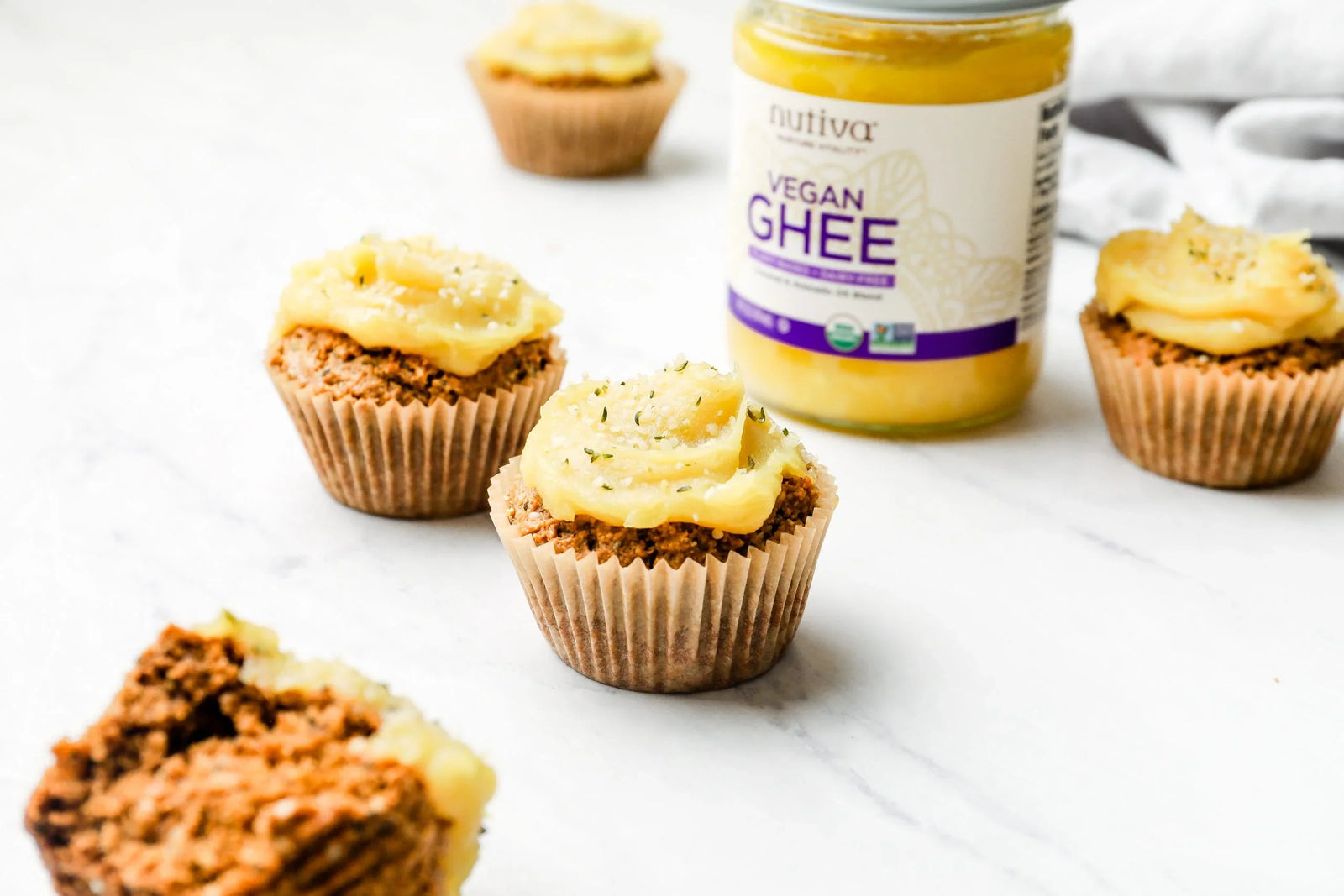 Chai-Spiced Sweet Potato Cupcakes
