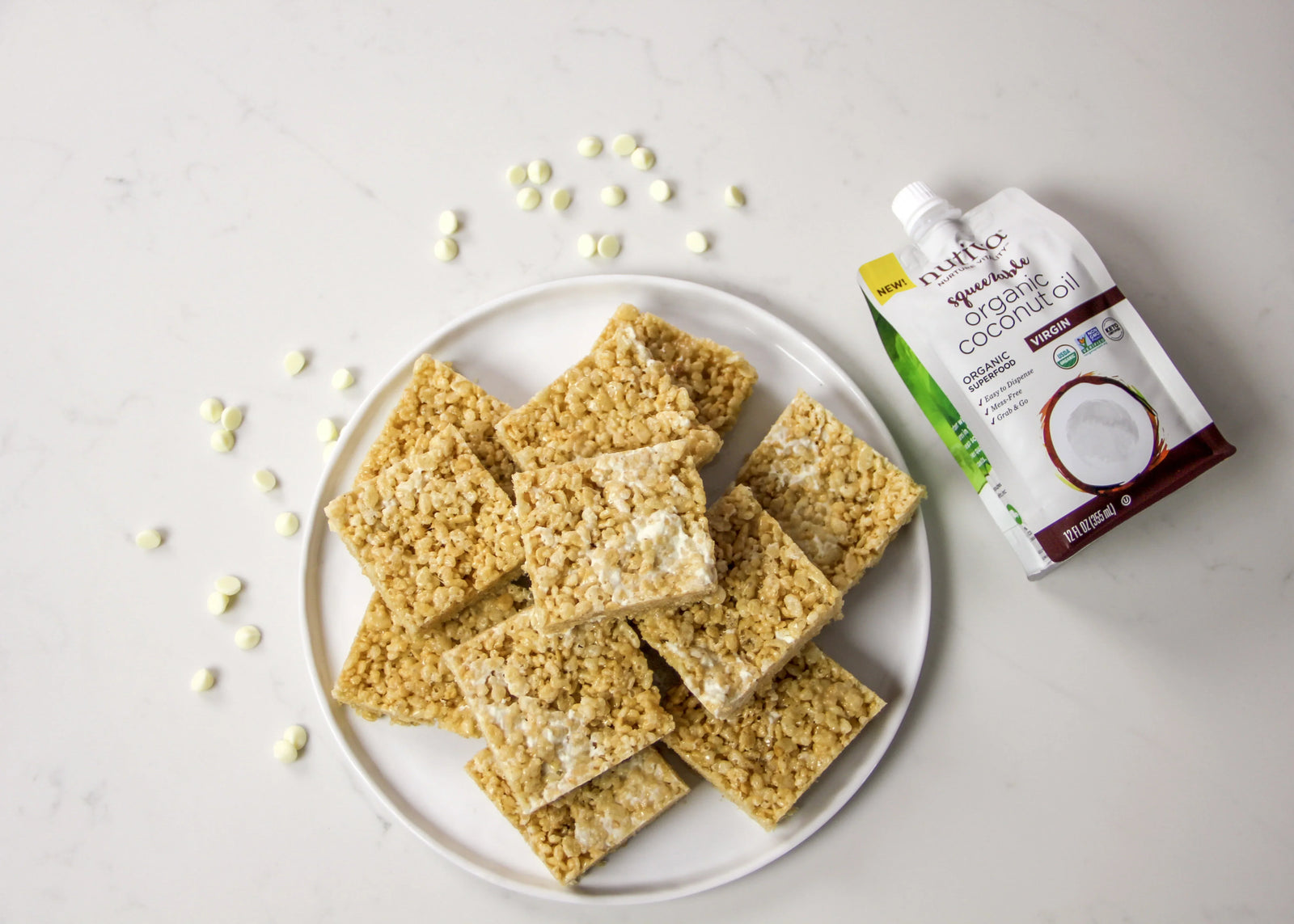 White Chocolate Crispy Rice Treats