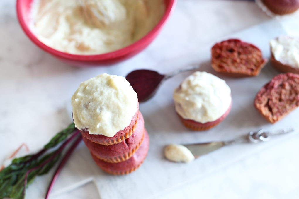 All-Natural Red Velvet Cupcakes
