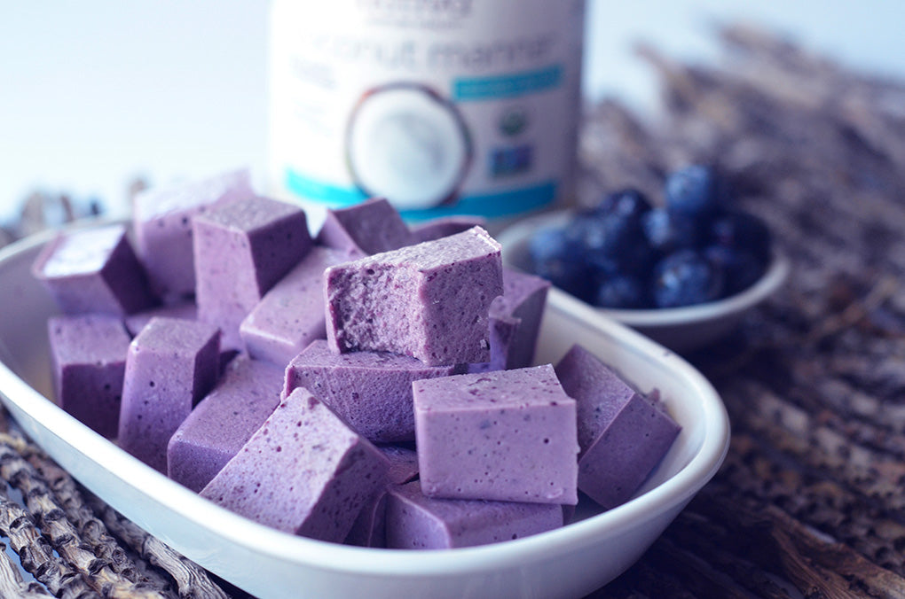 Coconut Blueberry Jigglers