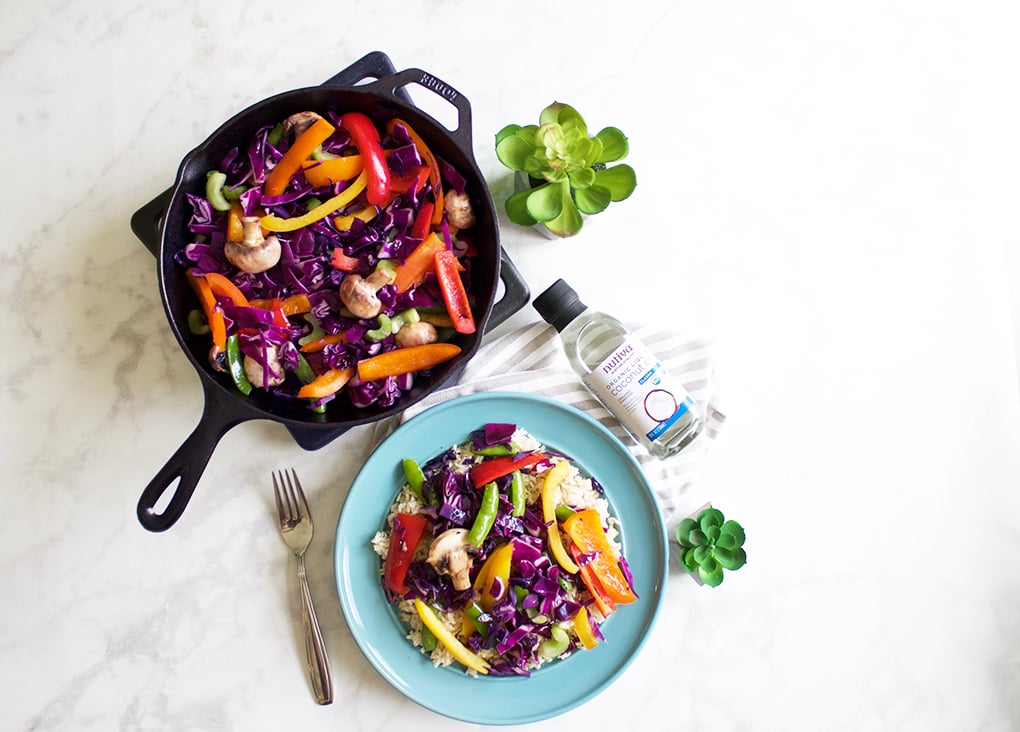 Colorful Vegan Stir Fry