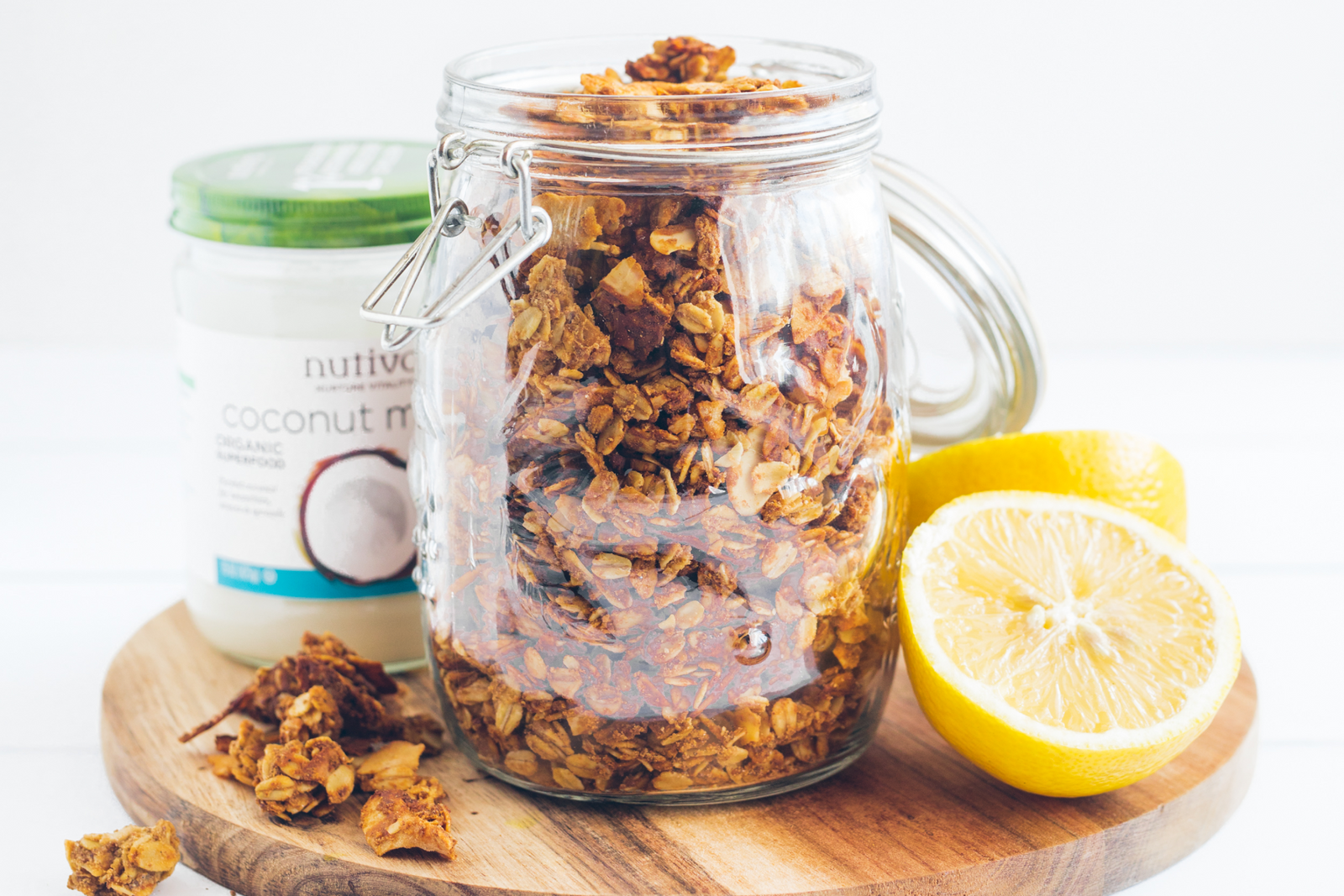 Lemon Coconut Manna Granola