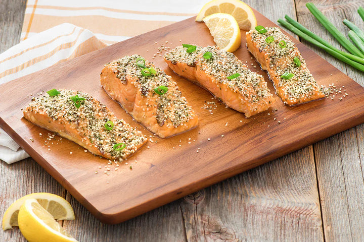 Hemp-Crusted Grilled Salmon