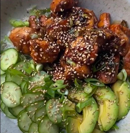 Hot Honey Salmon Bowl