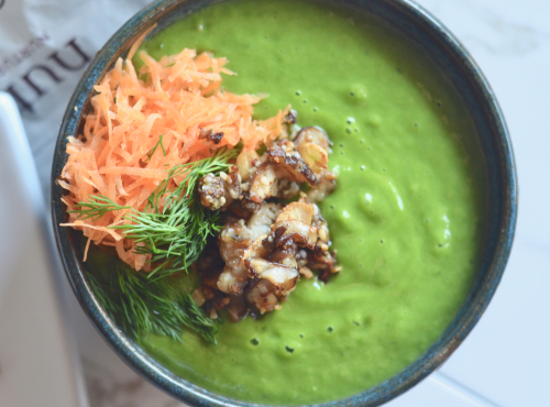 Chilled Avocado & Greens Soup