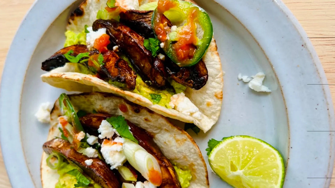 Spicy Umami Portobello Tacos