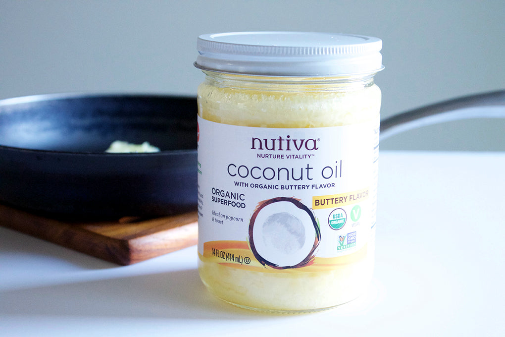 Introducing Nutiva Organic Coconut Oil with Buttery Flavor