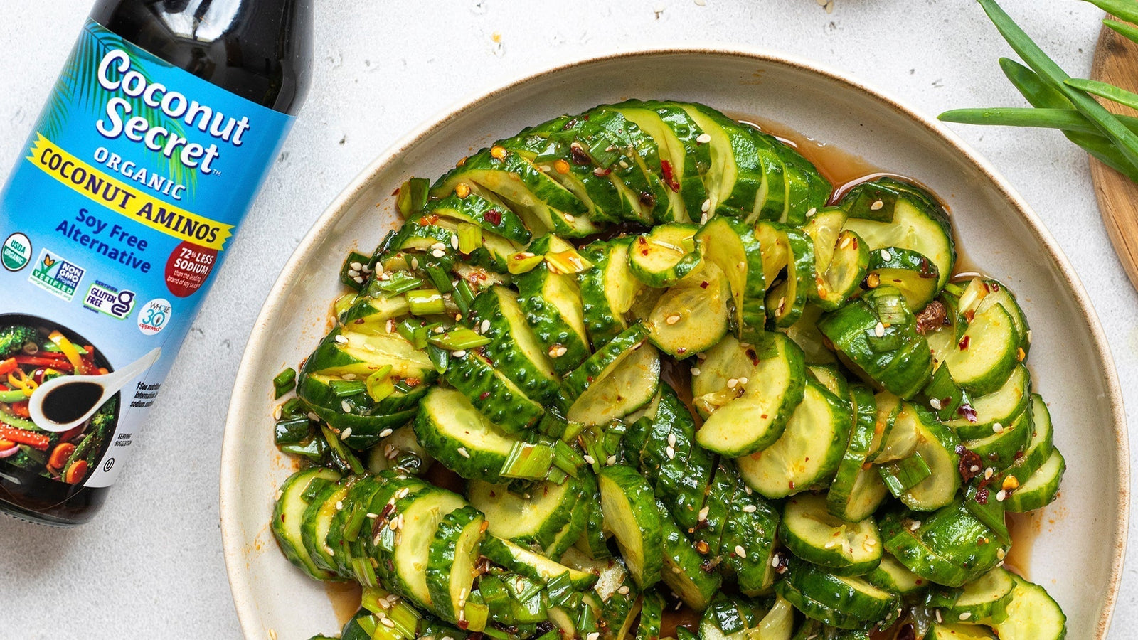 Viral Asian Spiral Cucumber Salad