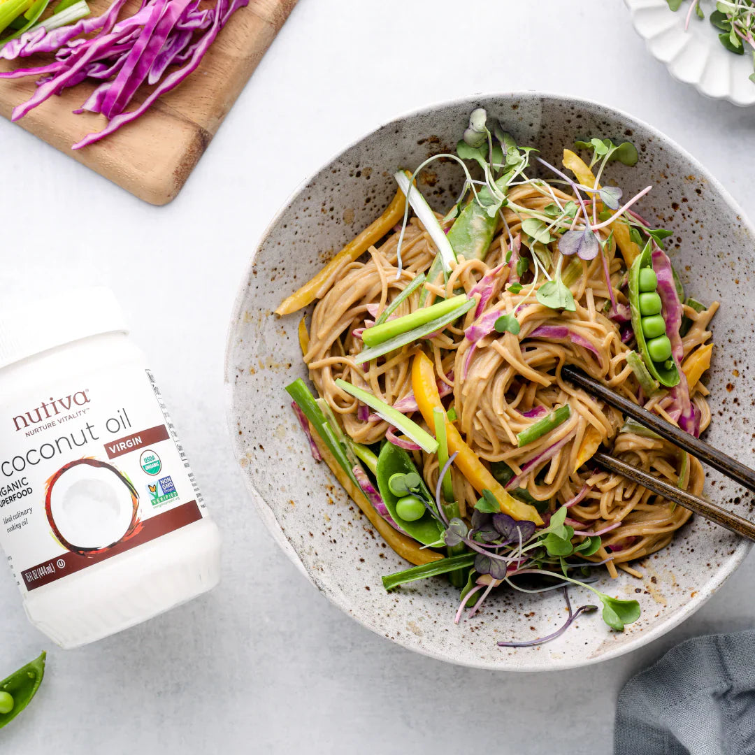 Coconut Sesame Noodle Bowl