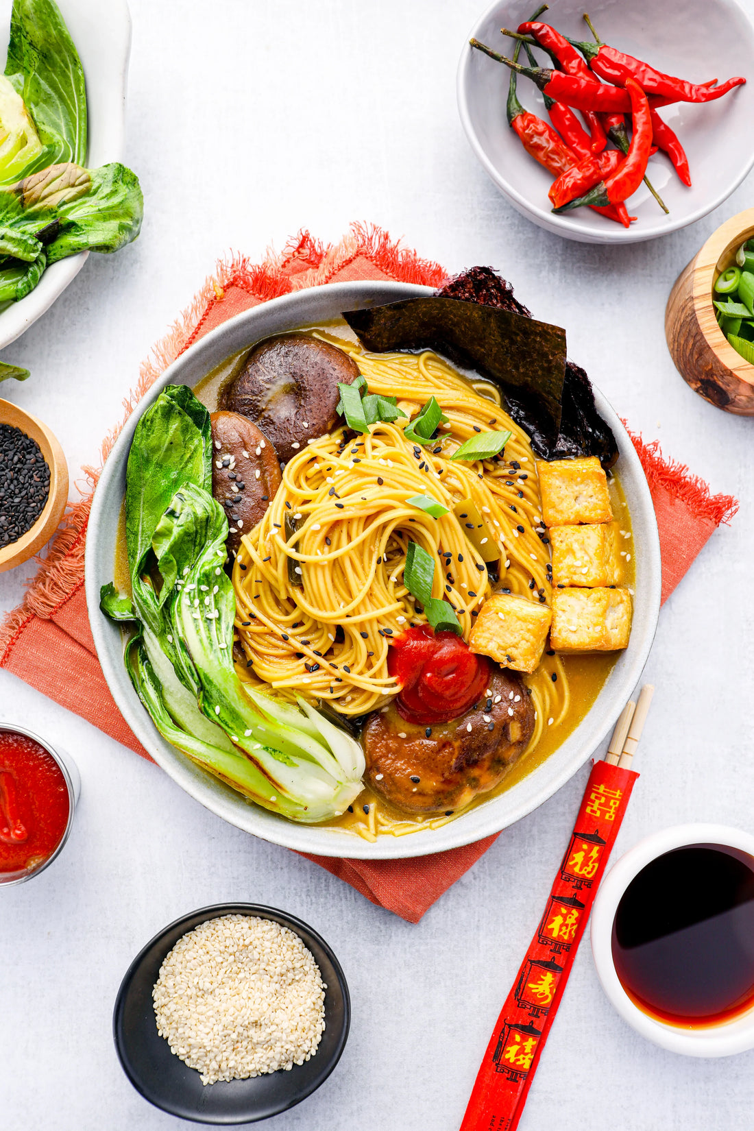 Mushroom Miso Vegan Ramen