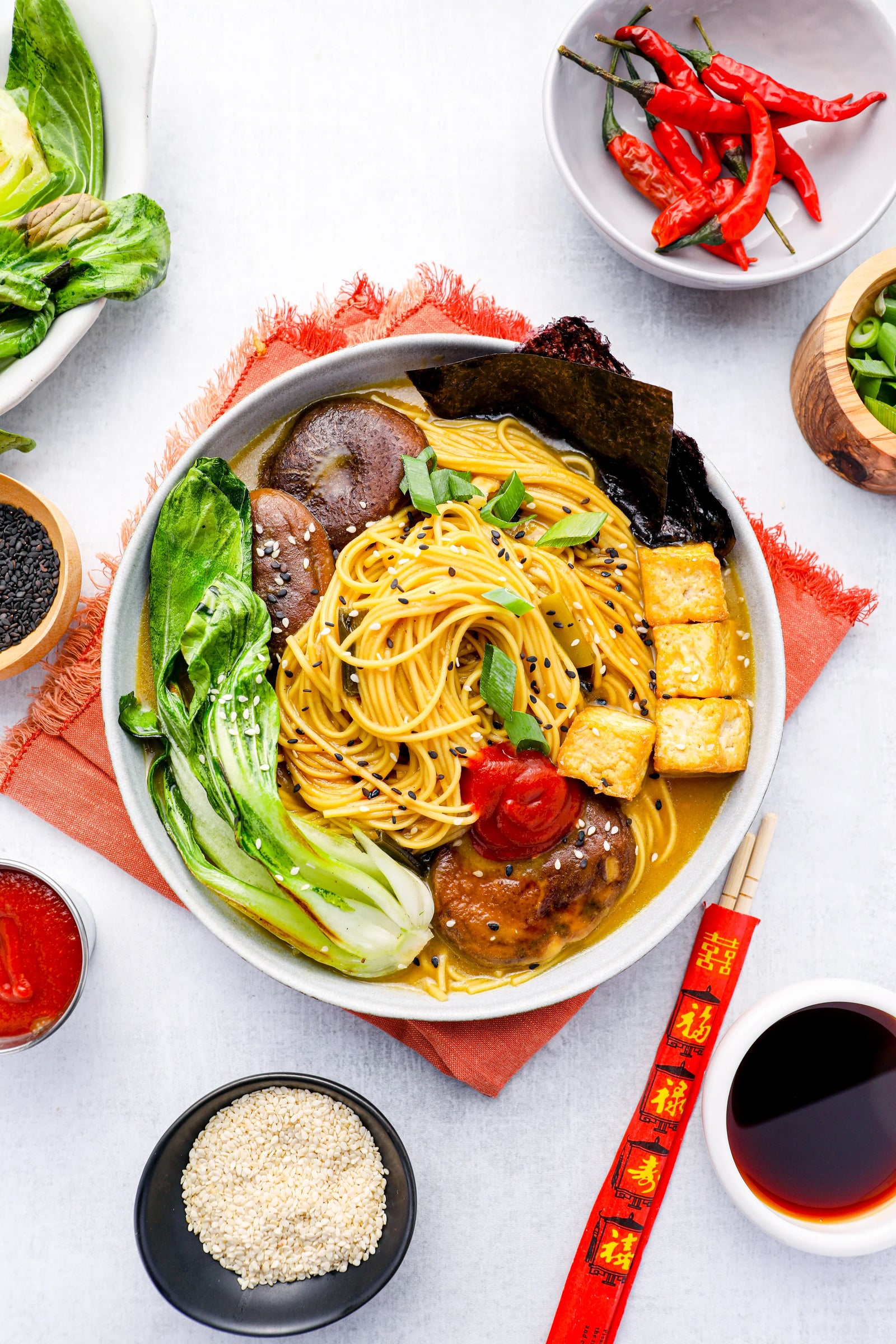 Mushroom Miso Vegan Ramen
