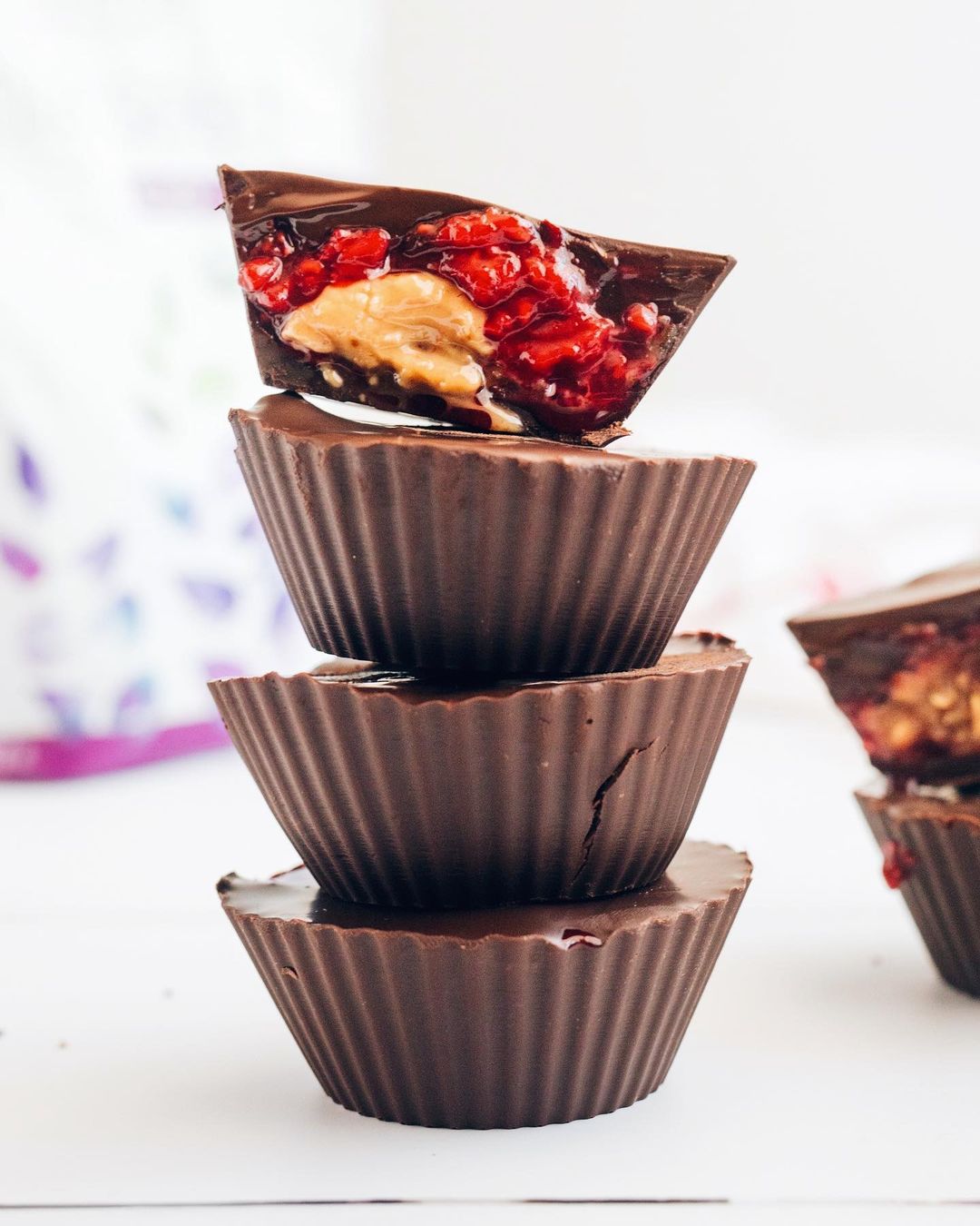Chia Jam Peanut Butter Cups