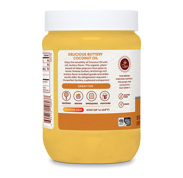 Organic Coconut Oil Buttery Flavor