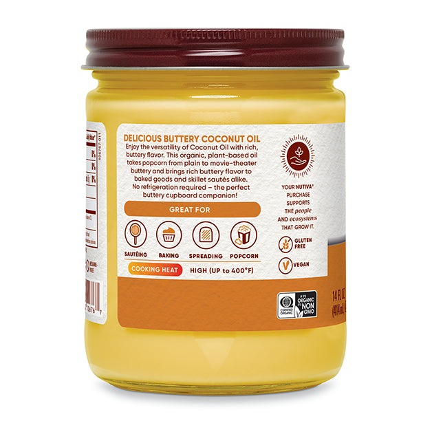 Organic Coconut Oil Buttery Flavor