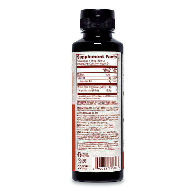 Organic C8 MCT Oil