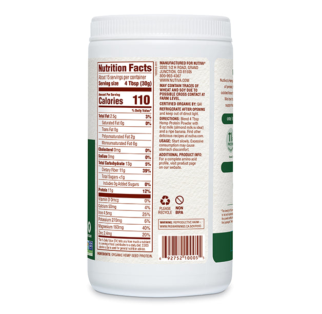 Organic Hemp Protein Powder
