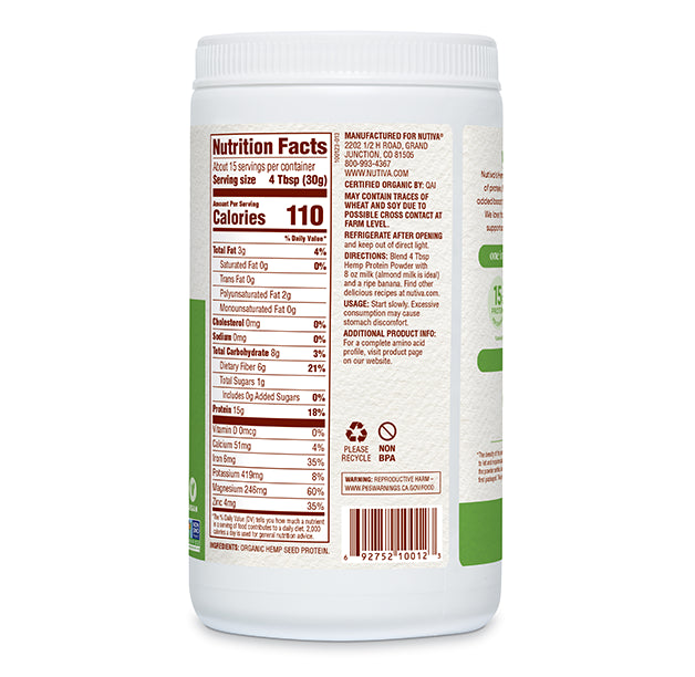 Organic Hemp Protein Powder