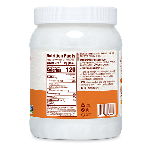 Organic Refined Coconut Oil
