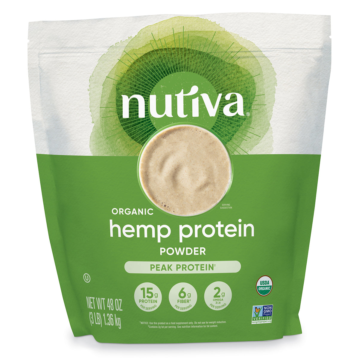 Organic Hemp Protein Powder Vegetarian Plant Protein Powder Nutiva 1675